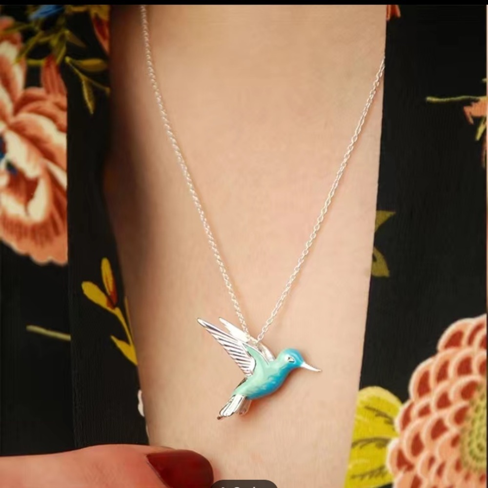 Humming Bird necklace - Picture 3 of 6